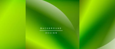 Posterler, kapaklar, afişler, broşürler, web siteleri için parlak renk çemberi ve yuvarlak element minimal geometrik soyut arkaplan