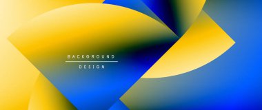 Daireler ve eğimli yuvarlak şekiller. Asgari soyut arkaplan, yuvarlak geometrik şekiller, temiz ve yapılandırılmış tasarım