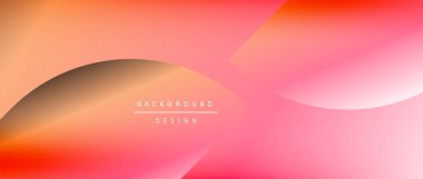 Posterler, kapaklar, afişler, broşürler, web siteleri için parlak renk çemberi ve yuvarlak element minimal geometrik soyut arkaplan