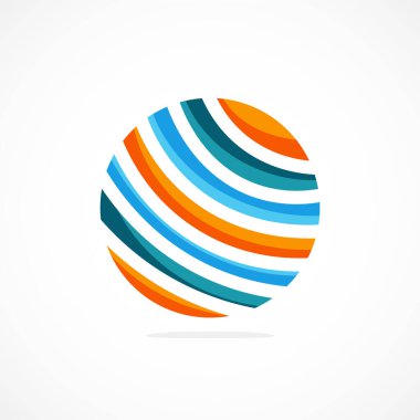 Soyut çember logosu, dinamik estetik. Basitlik, bağlantı, akıcılık ve enerjiyi, modern ve görsel bir kimlik arayan markalar için çok yönlü bir seçim haline getiriyor.