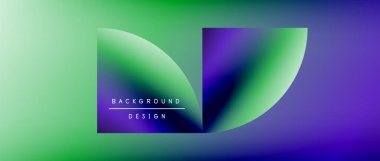 Daireler ve eğimli yuvarlak şekiller. Asgari soyut arkaplan, yuvarlak geometrik şekiller, temiz ve yapılandırılmış tasarım