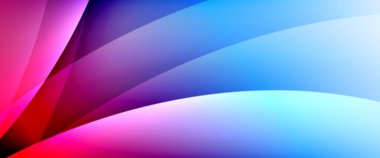 Değişken renk arkaplanındaki dinamik dalgalar. Duvar kağıdı, bayrak, arkaplan, kart, kitap illüstrasyonu için vektör illüstrasyonu, iniş sayfası