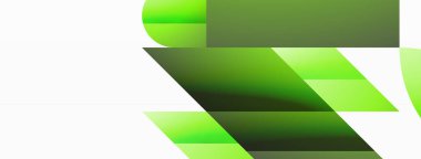 Dijital tasarımlar, sunumlar, web sitesi afişleri, sosyal medya paylaşımları için çok yönlülük ve görsel cazibe sağlayan, minimalist soyut tuval üzerinde geometrik biçimlerin Amalgamatasyonu