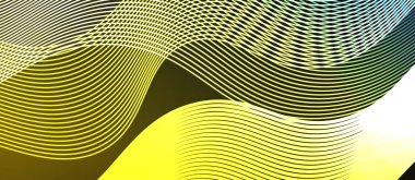 Dinamik dalga geometrik tasarımı. Duvar Kağıdı, Sancak, Arkaplan, Kart, Kitap İllüstrasyonu, İniş Sayfası