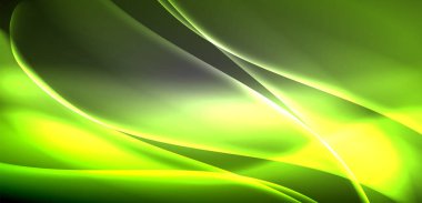 Neon ışıklı dalgalar arka planda dalgalanıyor, ışıltı ve hareketin büyüleyici dansı. Dinamik zemin, enerjinin ve modern estetiğin özünü yakalar