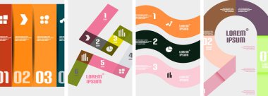 Bir dizi çizgi bilgi arkaplanı. Duvar kağıdı, bayrak, arkaplan, kart, kitap illüstrasyonu için vektör illüstrasyonu, iniş sayfası