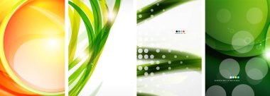 Dalga posteri soyut arka planlar. Duvar kağıdı, bayrak, arkaplan, kart, kitap illüstrasyonu için vektör illüstrasyonu, iniş sayfası