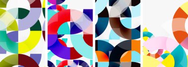 Çember çizgileri poster arkaplanı. Duvar kağıdı, bayrak, arkaplan, kart, kitap illüstrasyonu için vektör illüstrasyonu, iniş sayfası