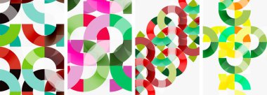 Çember çizgileri poster arkaplanı. Duvar kağıdı, bayrak, arkaplan, kart, kitap illüstrasyonu için vektör illüstrasyonu, iniş sayfası