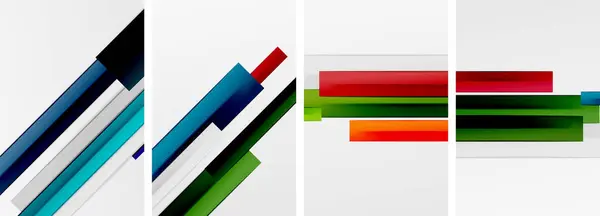 Proužky Čáry Plakátu Abstraktní Pozadí Vektorová Ilustrace Pro Tapetu Banner — Stockový vektor