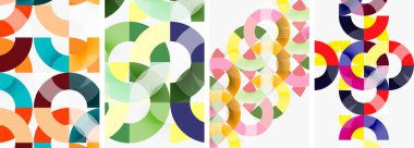 Çember çizgileri poster arkaplanı. Duvar kağıdı, bayrak, arkaplan, kart, kitap illüstrasyonu için vektör illüstrasyonu, iniş sayfası