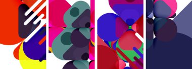 Duvar kağıdı, kartvizit, kapak, poster, afiş, broşür, başlık, web sitesi için geometrik ögeler