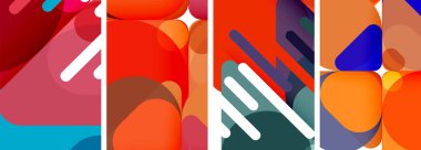 Duvar kağıdı, kartvizit, kapak, poster, afiş, broşür, başlık, web sitesi için geometrik ögeler