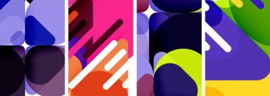 Duvar kağıdı, kartvizit, kapak, poster, afiş, broşür, başlık, web sitesi için geometrik ögeler