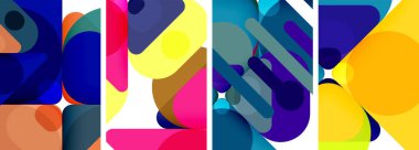 Duvar kağıdı, kartvizit, kapak, poster, afiş, broşür, başlık, web sitesi için geometrik ögeler