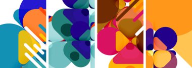 Duvar kağıdı, kartvizit, kapak, poster, afiş, broşür, başlık, web sitesi için geometrik ögeler