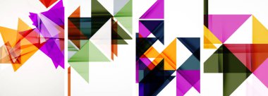 Duvar kağıdı, kartvizit, kapak, poster, afiş, broşür, başlık, web sitesi için üçgen poster