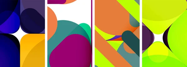 カバー ポスター パンフレット ヘッダー ウェブサイトのための幾何学的な要素抽象的な背景 — ストックベクタ