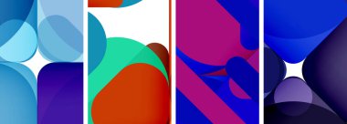 Duvar kağıdı, kartvizit, kapak, poster, afiş, broşür, başlık, web sitesi için geometrik ögeler