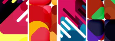 Duvar kağıdı, kartvizit, kapak, poster, afiş, broşür, başlık, web sitesi için geometrik ögeler