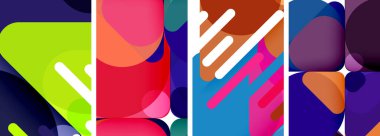 Duvar kağıdı, kartvizit, kapak, poster, afiş, broşür, başlık, web sitesi için geometrik ögeler