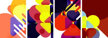 Duvar kağıdı, kartvizit, kapak, poster, afiş, broşür, başlık, web sitesi için geometrik ögeler