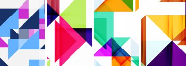 Duvar kağıdı, kartvizit, kapak, poster, afiş, broşür, başlık, web sitesi için üçgen poster