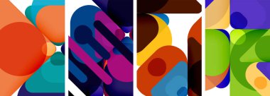 Duvar kağıdı, kartvizit, kapak, poster, afiş, broşür, başlık, web sitesi için geometrik ögeler