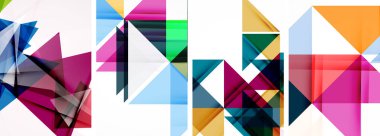 Duvar kağıdı, kartvizit, kapak, poster, afiş, broşür, başlık, web sitesi için üçgen poster