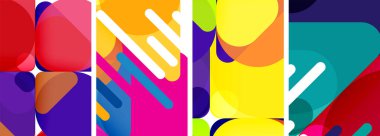 Duvar kağıdı, kartvizit, kapak, poster, afiş, broşür, başlık, web sitesi için geometrik ögeler