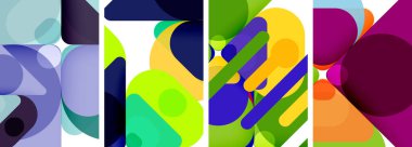 Duvar kağıdı, kartvizit, kapak, poster, afiş, broşür, başlık, web sitesi için geometrik ögeler