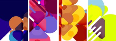 Duvar kağıdı, kartvizit, kapak, poster, afiş, broşür, başlık, web sitesi için geometrik ögeler