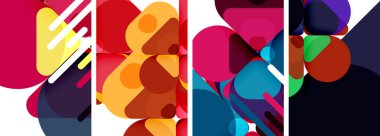 Duvar kağıdı, kartvizit, kapak, poster, afiş, broşür, başlık, web sitesi için geometrik ögeler