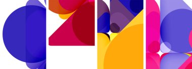 Duvar kağıdı, kartvizit, kapak, poster, afiş, broşür, başlık, web sitesi için geometrik ögeler