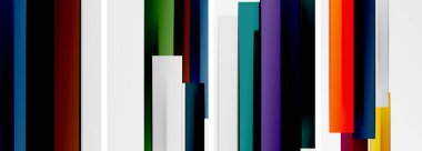 Asgari çizgiler ve renkli çizgiler, soyut arkaplan posterleri. Duvar kağıdı, bayrak, arkaplan, kart, kitap illüstrasyonu için vektör illüstrasyonu, iniş sayfası