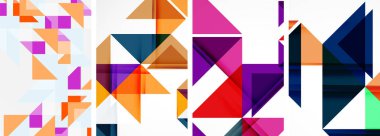 Duvar kağıdı, kartvizit, kapak, poster, afiş, broşür, başlık, web sitesi için üçgen poster