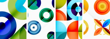 Duvar kâğıdı, kartvizit, kapak, poster, afiş, broşür, başlık, web sitesi için arka planda yuvarlak geometrik elemanlar ve daireler
