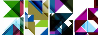 Duvar kağıdı, kartvizit, kapak, poster, afiş, broşür, başlık, web sitesi için üçgen poster