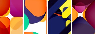 Duvar kağıdı, kartvizit, kapak, poster, afiş, broşür, başlık, web sitesi için geometrik ögeler