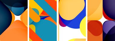 Duvar kağıdı, kartvizit, kapak, poster, afiş, broşür, başlık, web sitesi için geometrik ögeler