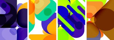 Duvar kağıdı, kartvizit, kapak, poster, afiş, broşür, başlık, web sitesi için geometrik ögeler