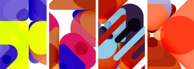 Duvar kağıdı, kartvizit, kapak, poster, afiş, broşür, başlık, web sitesi için geometrik ögeler