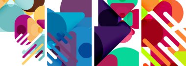 Duvar kağıdı, kartvizit, kapak, poster, afiş, broşür, başlık, web sitesi için geometrik ögeler