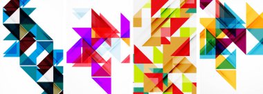 Duvar kağıdı, kartvizit, kapak, poster, afiş, broşür, başlık, web sitesi için üçgen poster