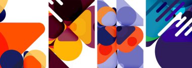 Duvar kağıdı, kartvizit, kapak, poster, afiş, broşür, başlık, web sitesi için geometrik ögeler