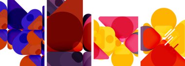 Duvar kağıdı, kartvizit, kapak, poster, afiş, broşür, başlık, web sitesi için geometrik ögeler