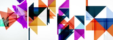 Duvar kağıdı, kartvizit, kapak, poster, afiş, broşür, başlık, web sitesi için üçgen poster