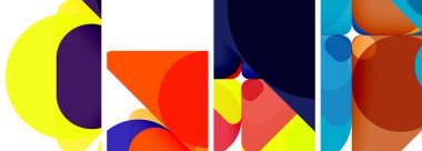 Duvar kağıdı, kartvizit, kapak, poster, afiş, broşür, başlık, web sitesi için geometrik ögeler