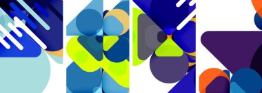 Duvar kağıdı, kartvizit, kapak, poster, afiş, broşür, başlık, web sitesi için geometrik ögeler