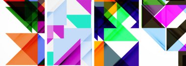 Duvar kağıdı, kartvizit, kapak, poster, afiş, broşür, başlık, web sitesi için üçgen poster